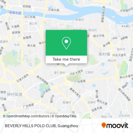BEVERLY HILLS POLO CLUB map