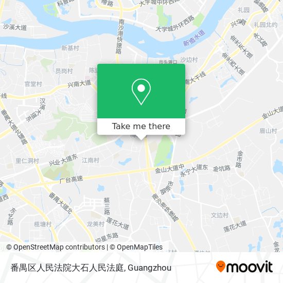番禺区人民法院大石人民法庭 map
