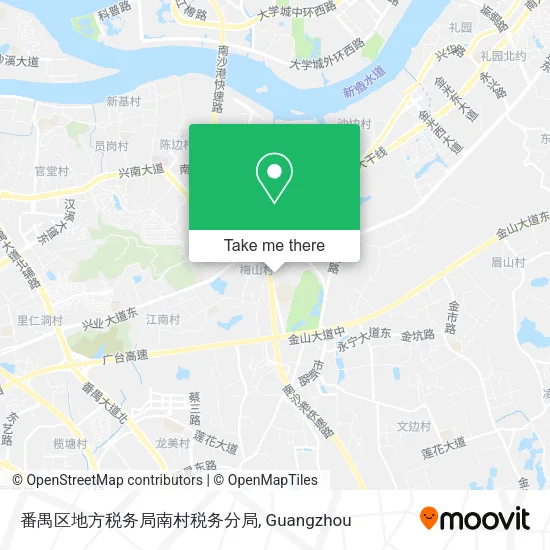 番禺区地方税务局南村税务分局 map