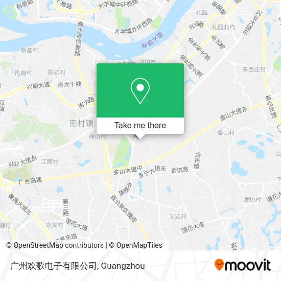 广州欢歌电子有限公司 map