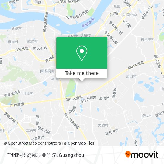 广州科技贸易职业学院 map