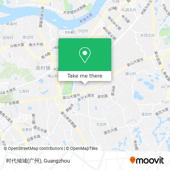时代倾城(广州) map