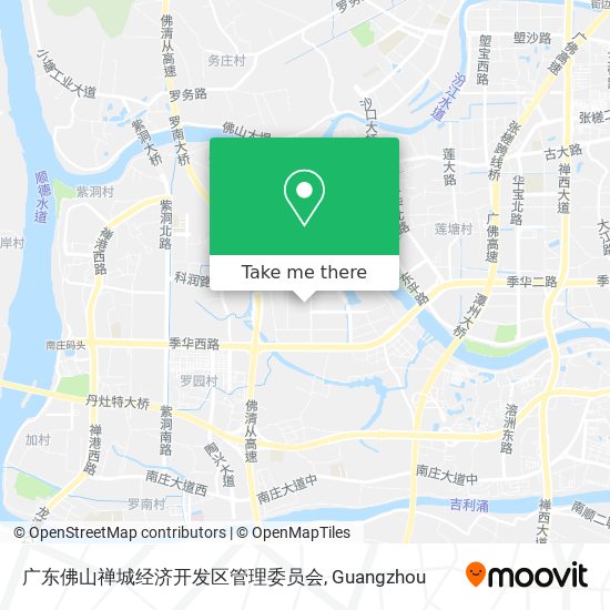 广东佛山禅城经济开发区管理委员会 map