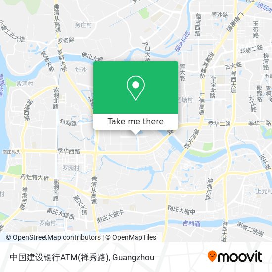中国建设银行ATM(禅秀路) map