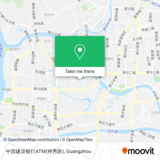 中国建设银行ATM(禅秀路) map