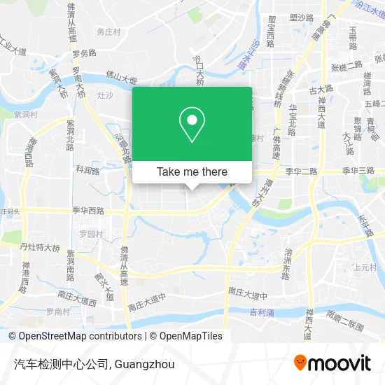 汽车检测中心公司 map