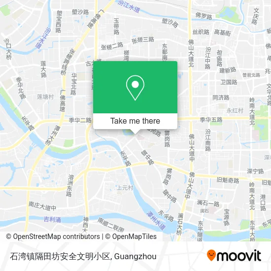 石湾镇隔田坊安全文明小区 map