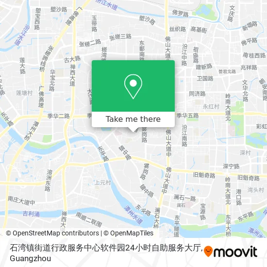 石湾镇街道行政服务中心软件园24小时自助服务大厅 map