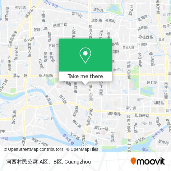 河西村民公寓-A区、B区 map
