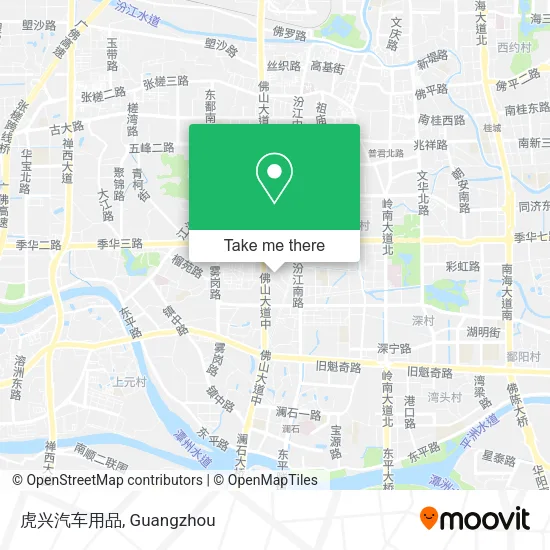 虎兴汽车用品 map
