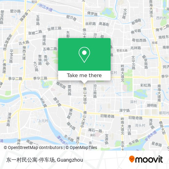东一村民公寓-停车场 map