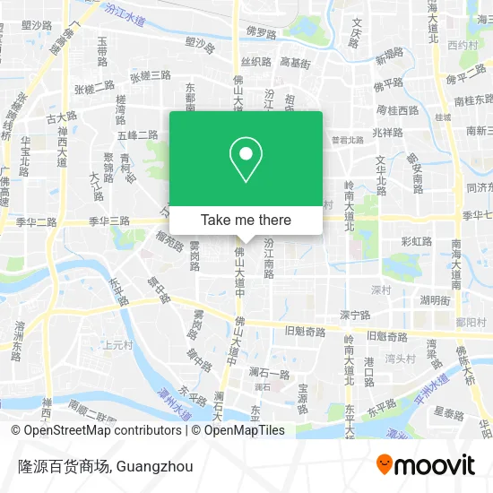 隆源百货商场 map