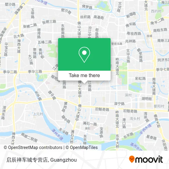 启辰禅车城专营店 map