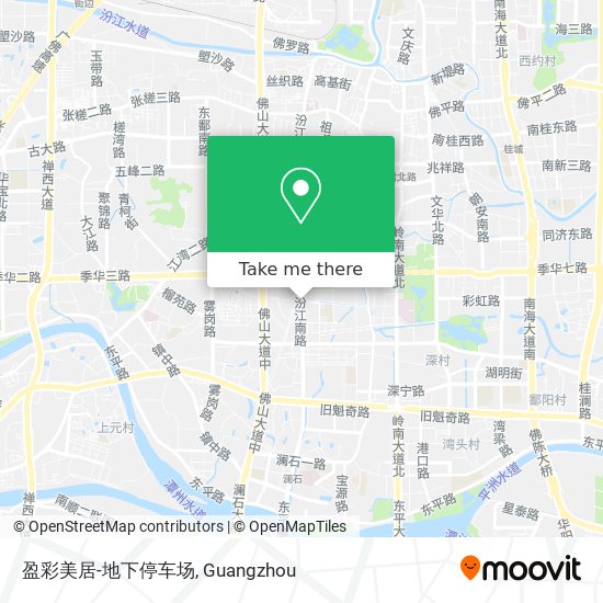 盈彩美居-地下停车场 map