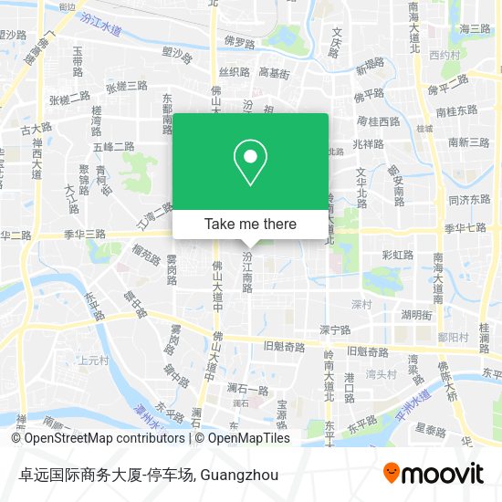 卓远国际商务大厦-停车场 map