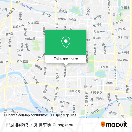 卓远国际商务大厦-停车场 map