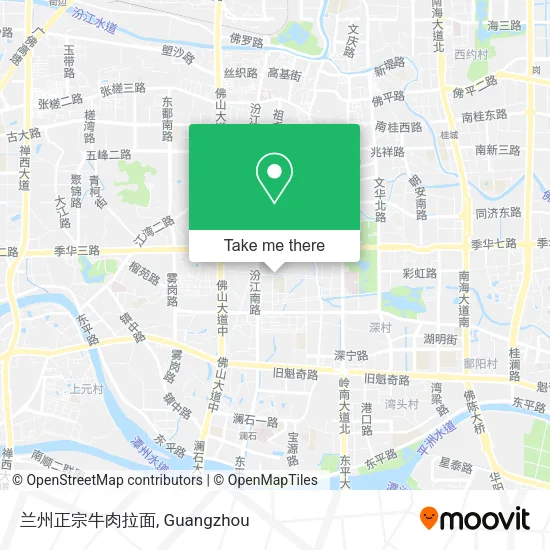 兰州正宗牛肉拉面 map