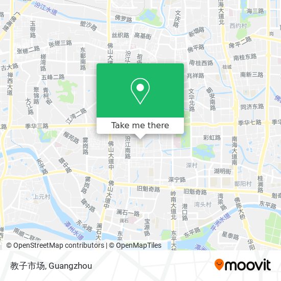 教子市场 map