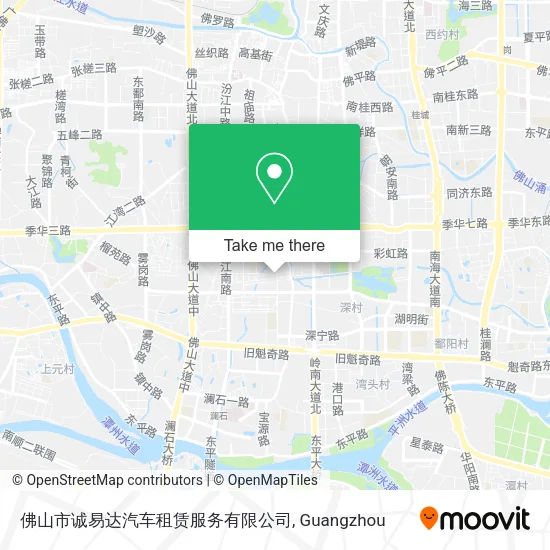 佛山市诚易达汽车租赁服务有限公司 map