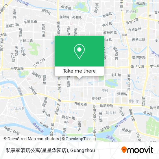 私享家酒店公寓(星星华园店) map