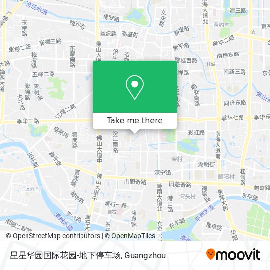 星星华园国际花园-地下停车场 map