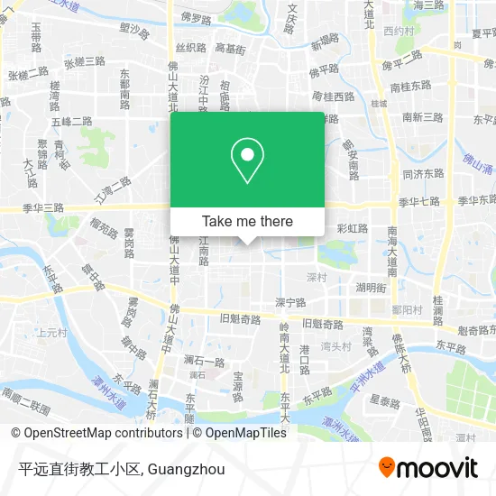 平远直街教工小区 map