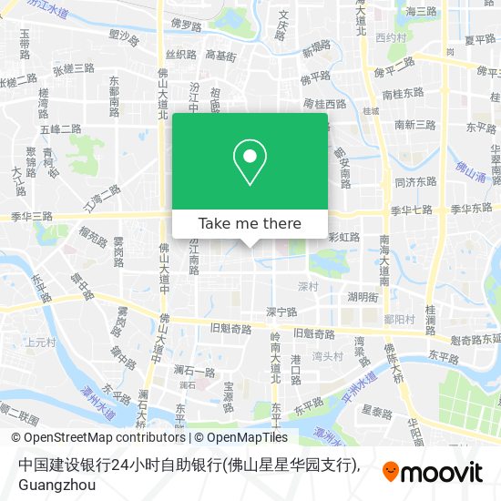 中国建设银行24小时自助银行(佛山星星华园支行) map