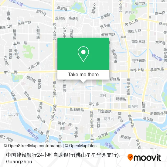 中国建设银行24小时自助银行(佛山星星华园支行) map