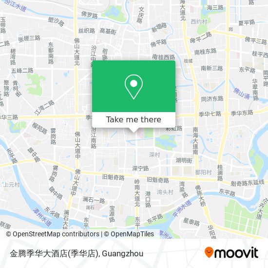 金腾季华大酒店(季华店) map