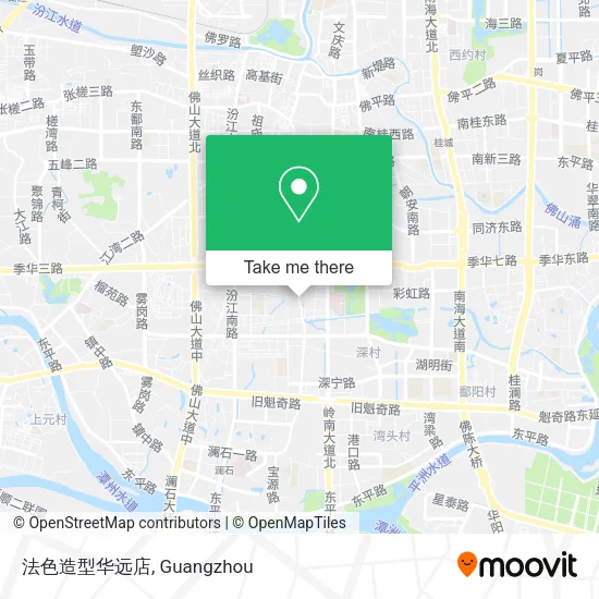 法色造型华远店 map