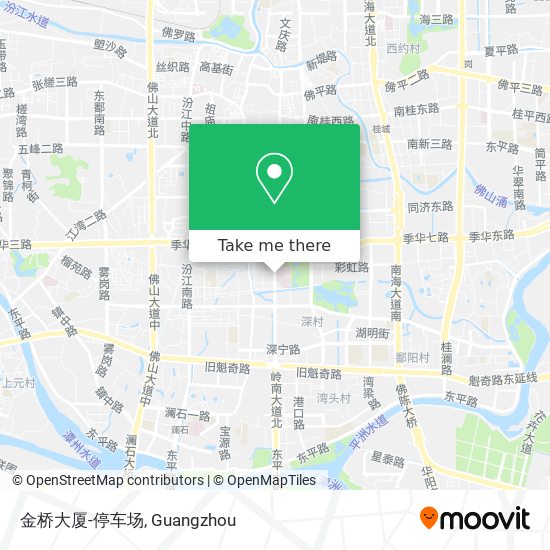 金桥大厦-停车场 map