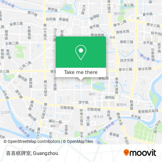 喜喜棋牌室 map
