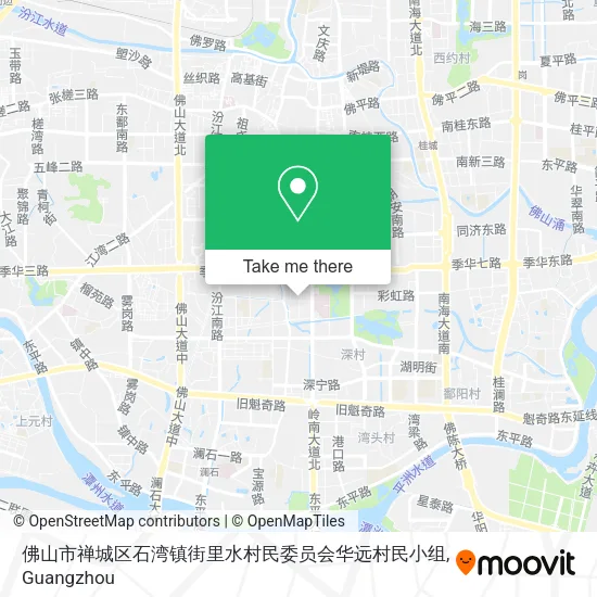 佛山市禅城区石湾镇街里水村民委员会华远村民小组 map