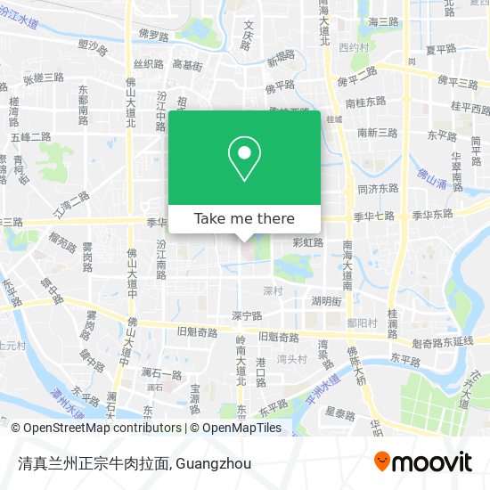 清真兰州正宗牛肉拉面 map