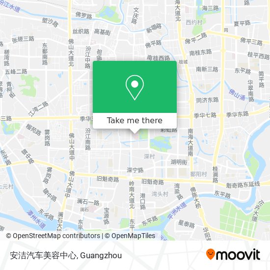 安洁汽车美容中心 map