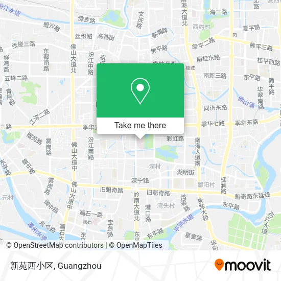 新苑西小区 map