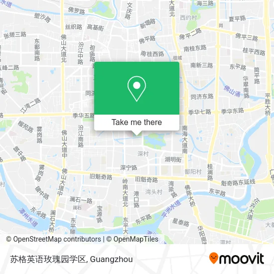 苏格英语玫瑰园学区 map