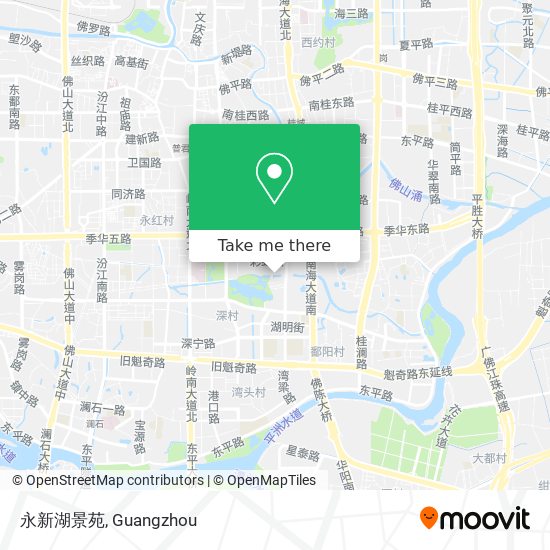 永新湖景苑 map