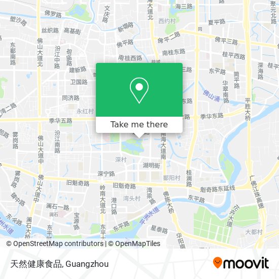 天然健康食品 map