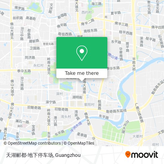 天湖郦都-地下停车场 map