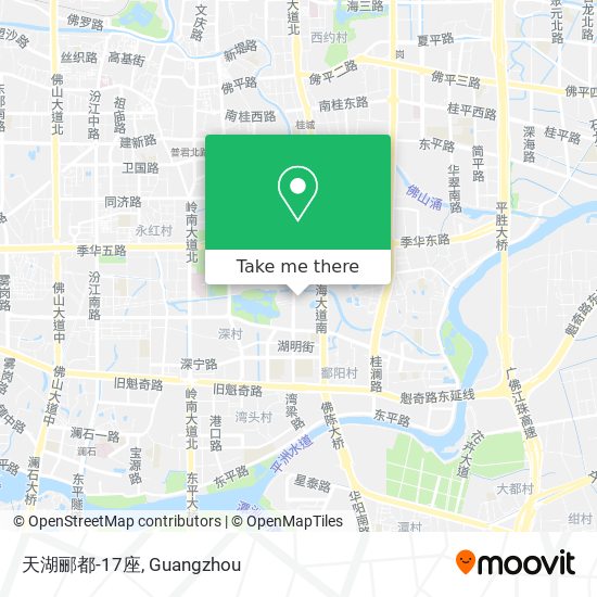 天湖郦都-17座 map