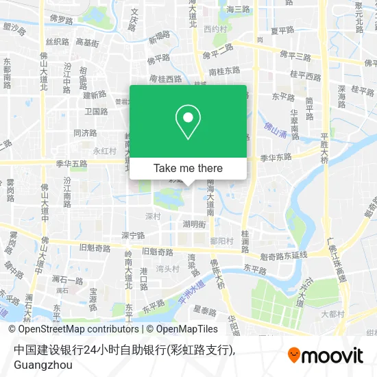 中国建设银行24小时自助银行(彩虹路支行) map