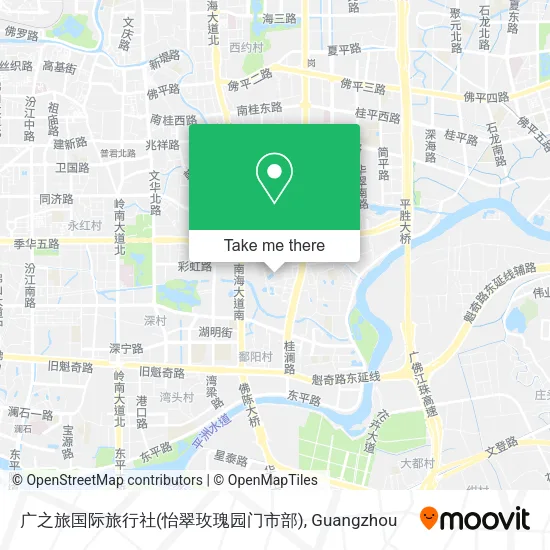 广之旅国际旅行社(怡翠玫瑰园门市部) map