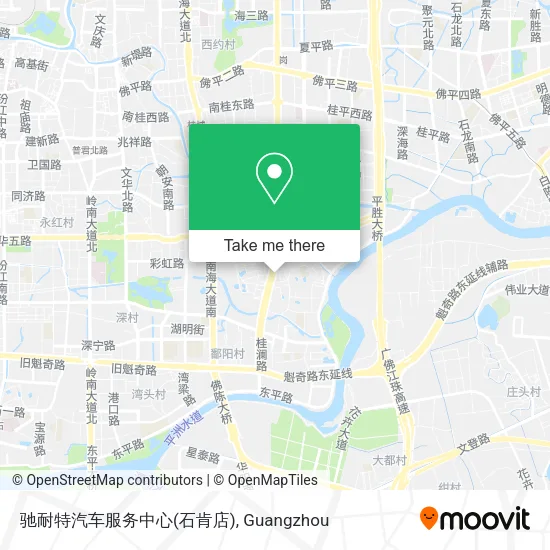 驰耐特汽车服务中心(石肯店) map