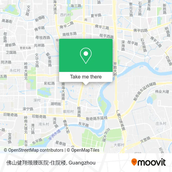 佛山健翔颈腰医院-住院楼 map