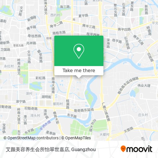 艾颜美容养生会所怡翠世嘉店 map