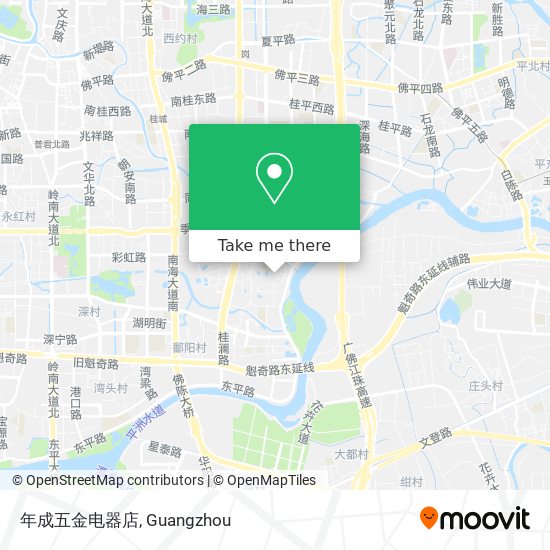 年成五金电器店 map