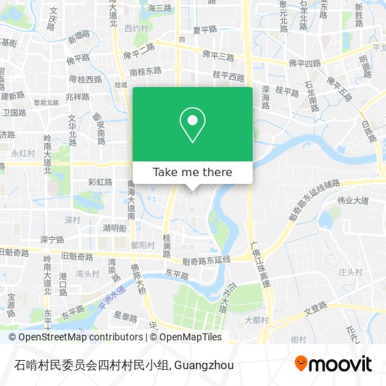 石啃村民委员会四村村民小组 map