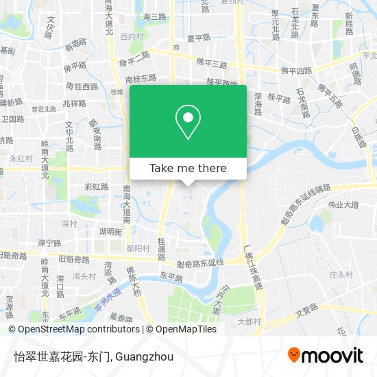 怡翠世嘉花园-东门 map