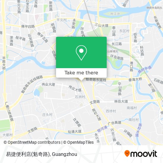易捷便利店(魁奇路) map
